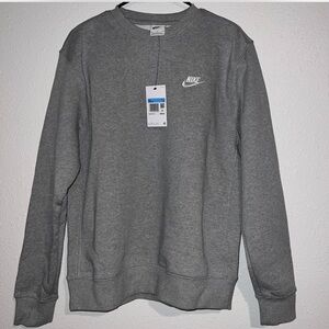 Nike Men's Crewneck Sweater in Gray